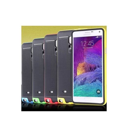 Funda/Carcasa híbrida para teléfono móvil Galaxy Note IV 4 N910F, N910K, N9100, N9106W, N9108V 2
