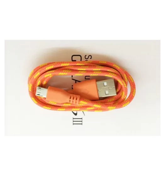 Cable Micro USB de colores (3M) trenzado de Nylon 11