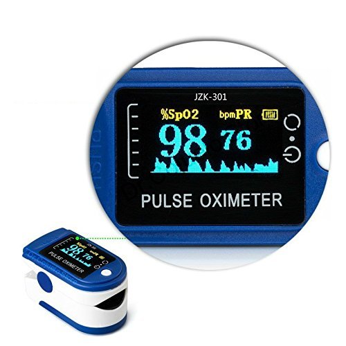 Pulsioximetro Profesional LED Monitor CMS 50D saturado