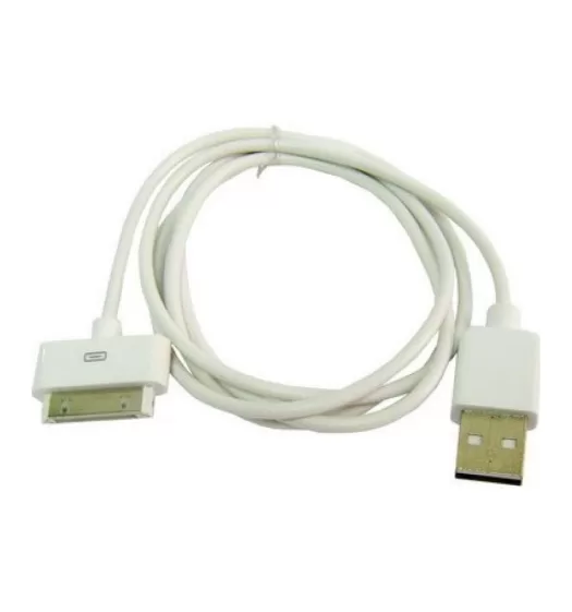 Cable USB CARGA Y DATOS para IPhone 2G, 3G, 3GS, 4, 4S, iPad, iPad 2, iPod Classic, iPod Nano, iPod Video 1