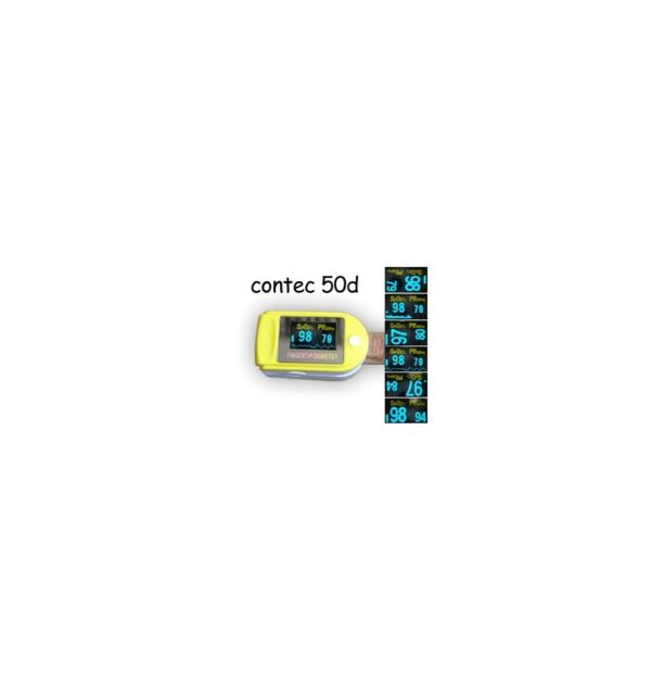 Pulsioxímetro Digital CMS 50D Profesional LED Monitor saturado 2
