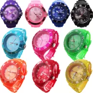 Reloj de Silicona Colores Unisex con Calendario